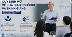 Thông tư mới về nhà giáo sau nghỉ hưu và nhà giáo thỉnh giảng: Hoàn thiện hành lang pháp lý, nâng cao chất lượng giáo dục