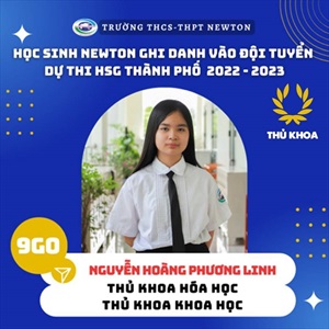 Trường Newton cơn mưa Thủ khoa, Á khoa học sinh giỏi cấp Quận